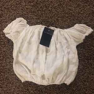 Brandy Melville White Crop Top